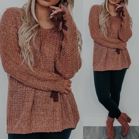 Hope's Sweaters - . Shop Hope’s Oversized Criss Cross Back Open Knit Sweater
